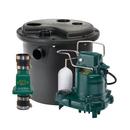 9 ft. 3/10 hp 115V Plastic Sewage Pump System