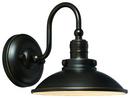 Minka Oil Rubbed Bronze with Gold Highlights 14W 1-Light Outdoor Wall Sconce 