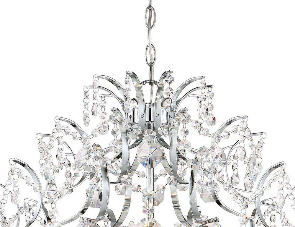 Minka Lavery Chrome 60W 8-Light Chandelier 