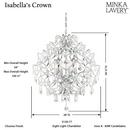 Minka Lavery Chrome 60W 8-Light Chandelier 