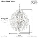 Minka Lavery Polished Chrome 60W 6-Light Chandelier 