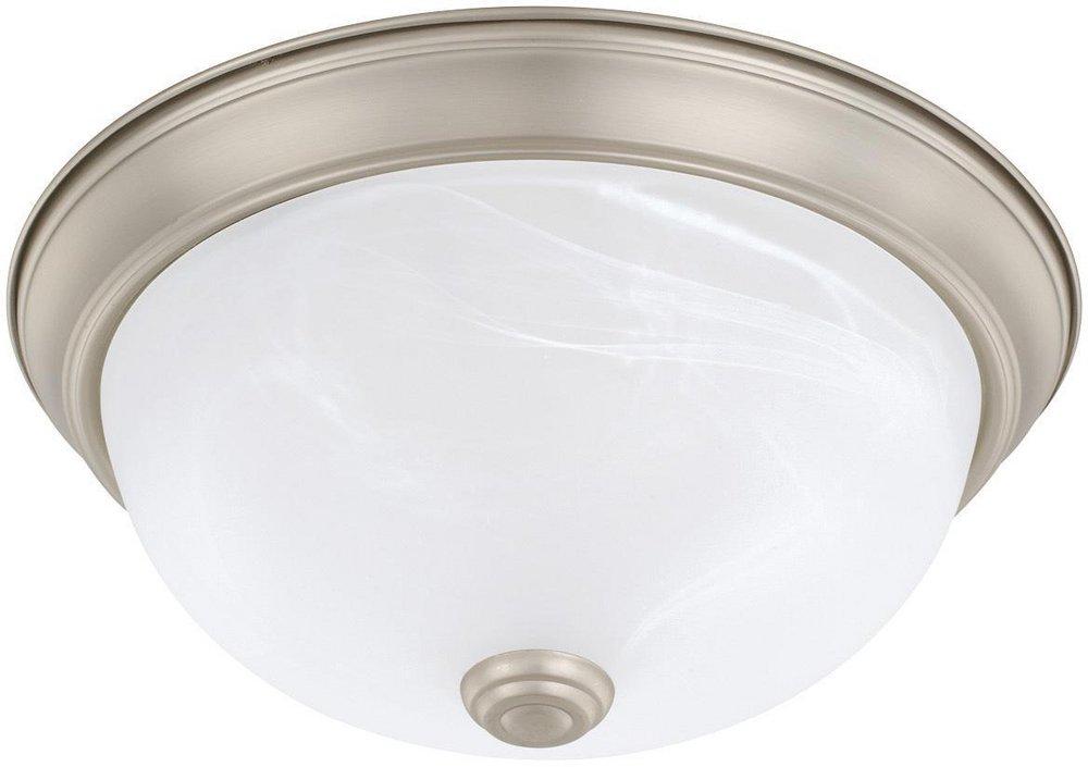 Capital Lighting Matte Nickel 2-Light 60W Ceiling Fixture 