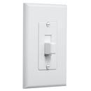 Plastic Wallplate with Single Toggle Switch Cover-Up in White 5 Pack