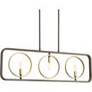 Progress Lighting Antique Bronze 60W Candelabra Chandelier 