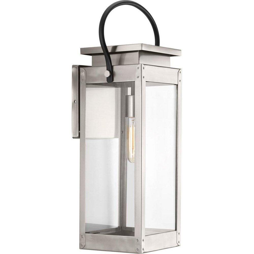 Progress Lighting Stainless Steel 100W Medium Outdoor Wall Sconces 