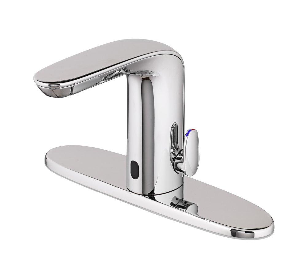 American Standard Polished Chrome Electric Bathroom Sink Faucet 