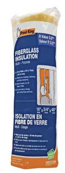 Frost King Yellow 3/4 in. x 48 ft. Cut to Fit Fiberglass Pipe Insulation in Yellow 