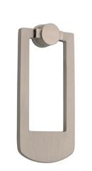 Contemporary Door Knocker in Satin Nickel