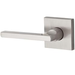Full Dummy Square Lever in Satin Nickel
