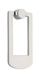 Contemporary Door Knocker in Polished Nickel