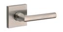 Passage Tube Door Lever in Satin Nickel