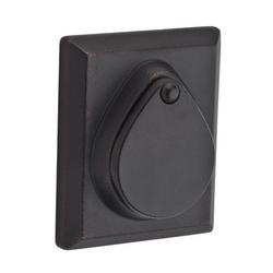 Square Reserve Deadbolt in Dark Bronze