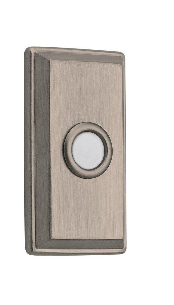 Baldwin Satin Nickel Rectangular Bell Button 