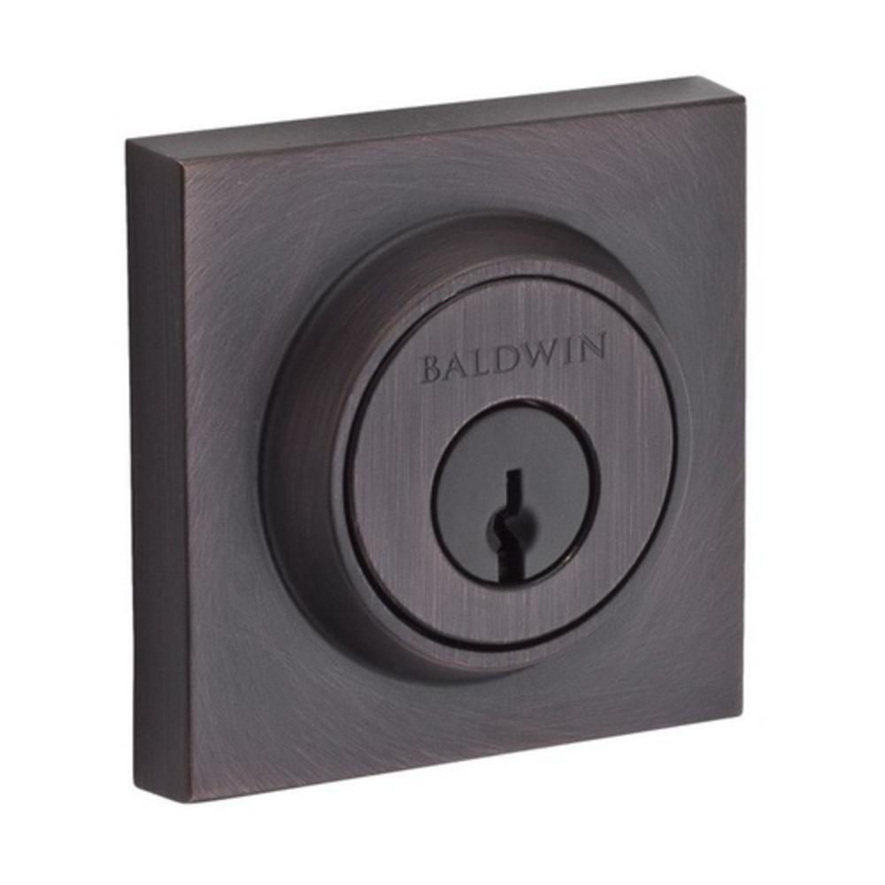 Baldwin Venetian Bronze Square Reserve Deadbolt 