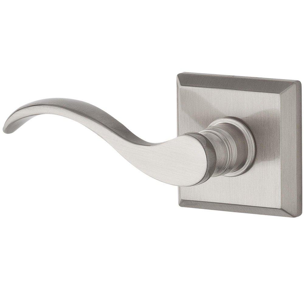 Baldwin Satin Nickel Privacy Right Handed Single Dummy Curve Door Lever 