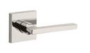 Passage Square Lever in Polished Nickel