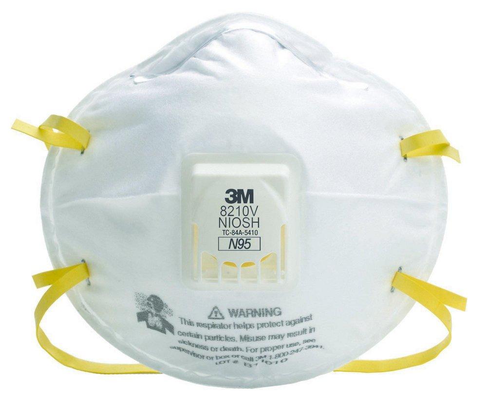 Safety Products White N95 Particulate Respirator in White and Yellow 