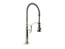 Single Handle Pull Down Kitchen Faucet in Vibrant® Polished Nickel
