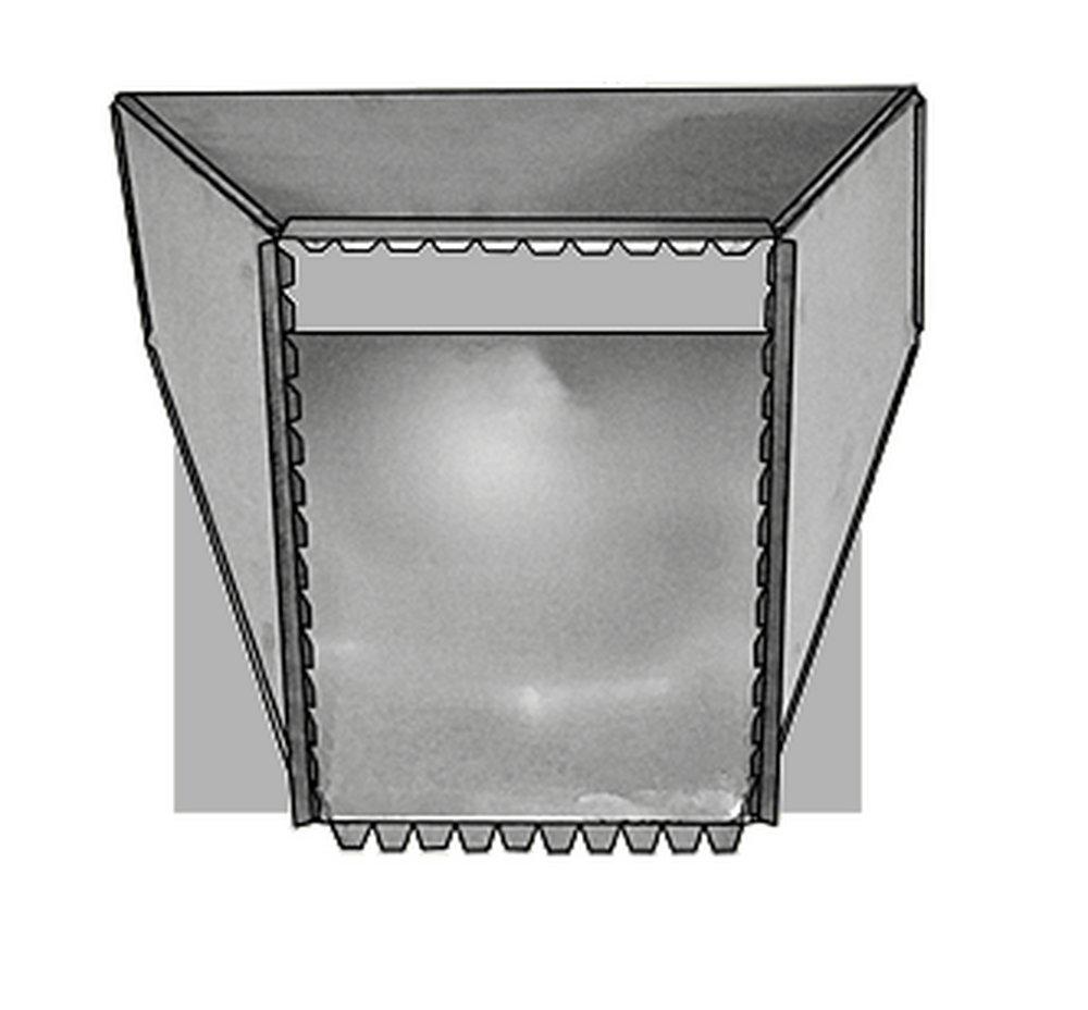 Royal Metal Products 10 in. Rectangular Center Transition Collar 