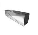 Royal Metal Products 12 x 48 in. 26 ga Galvanized Steel Rectangular Duct Pipe 