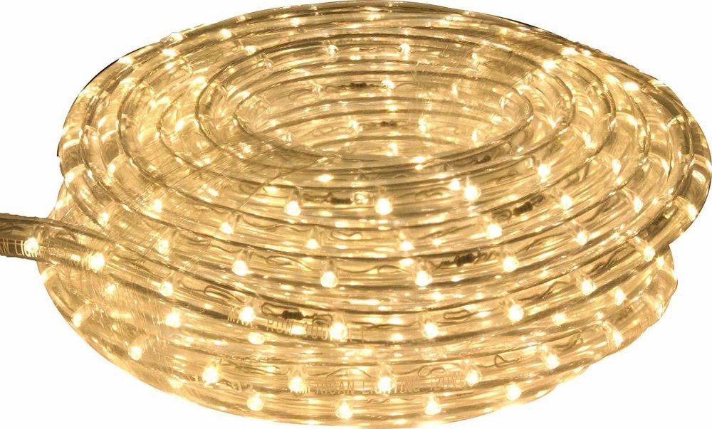 American Lighting Warm White Dimmable LED Rope Light in Warm White 