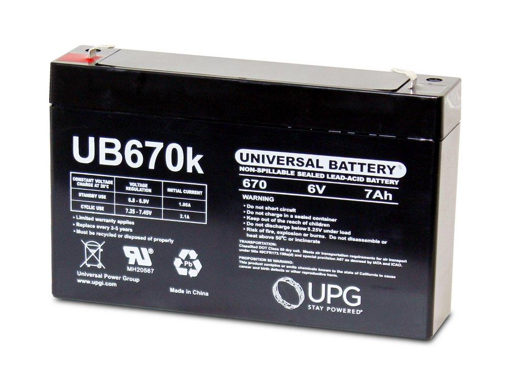 Universal Power Group 7A Sealed Lead Acid Battery 