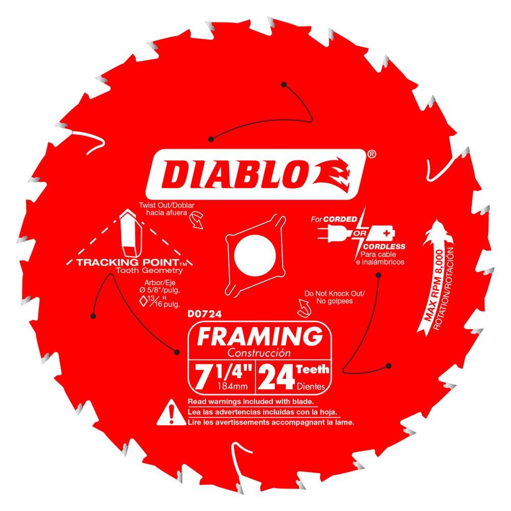 Diablo Tools Red Framing Circular Saw Blade 
