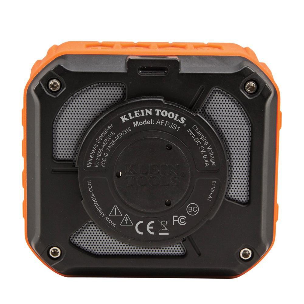 Klein Tools Black Bluetooth Speaker 