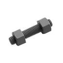 Black 1-3/8 in. Alloy Steel Stud and Double Hex Nut 
