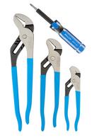 Channellock Polished Steel 0.87 - 1.75 in. Tongue & Groove Plier
