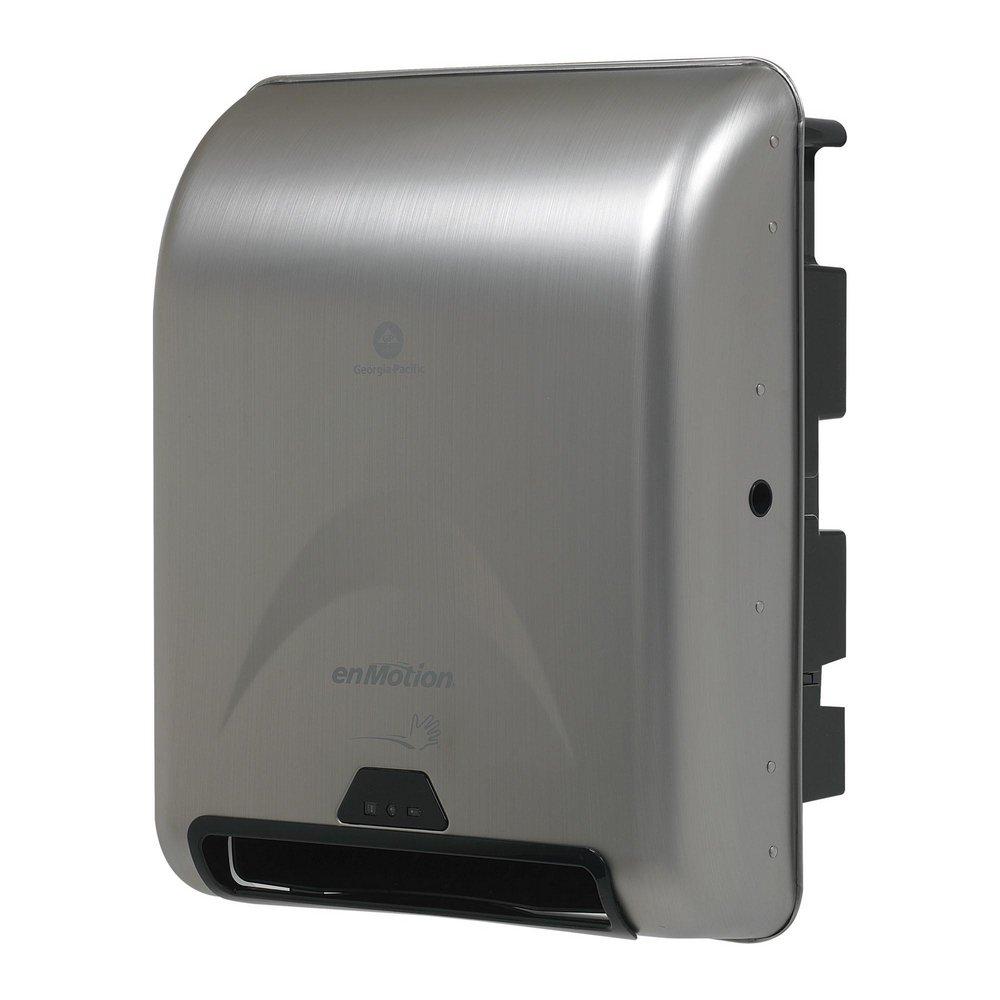 Georgia-Pacific Silver 16-2/5 in. Recessed Automated Roll Towel Dispenser 