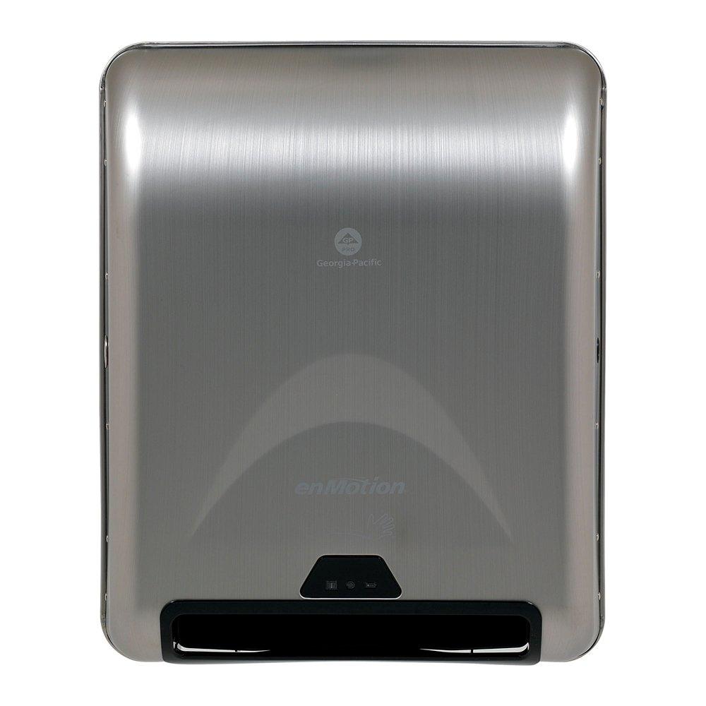 Georgia-Pacific Silver 16-2/5 in. Recessed Automated Roll Towel Dispenser 