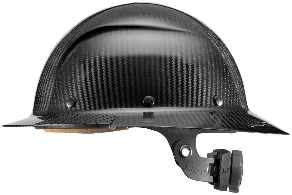 Lift Safety Black Carbon Fiber Reinforced Hardhat 