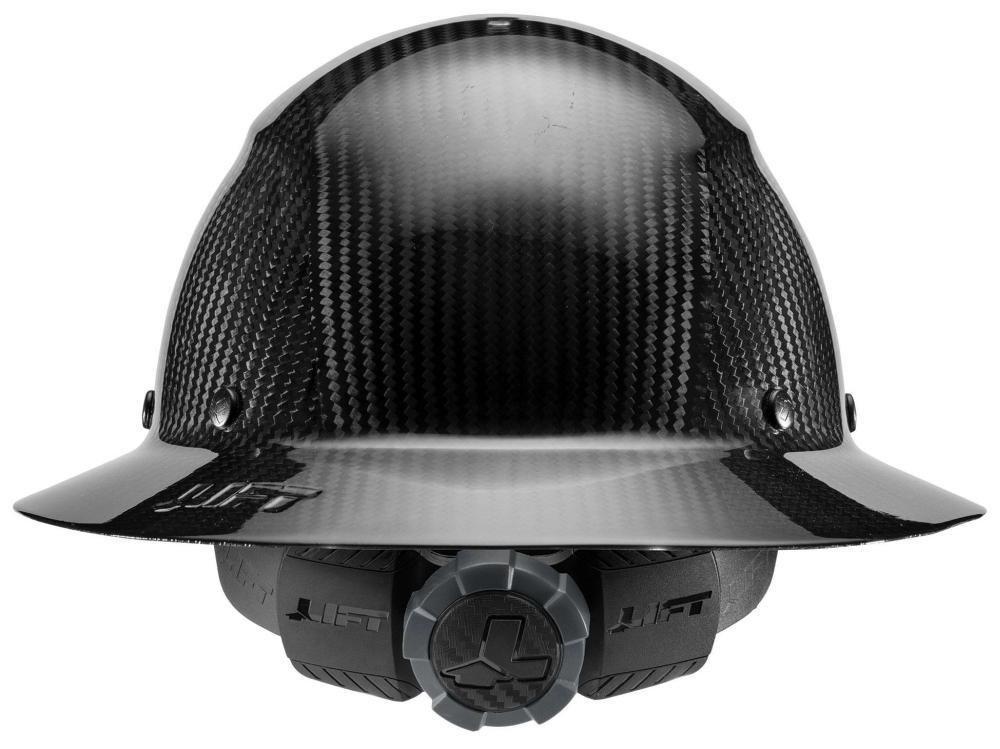 Lift Safety Black Carbon Fiber Reinforced Hardhat 