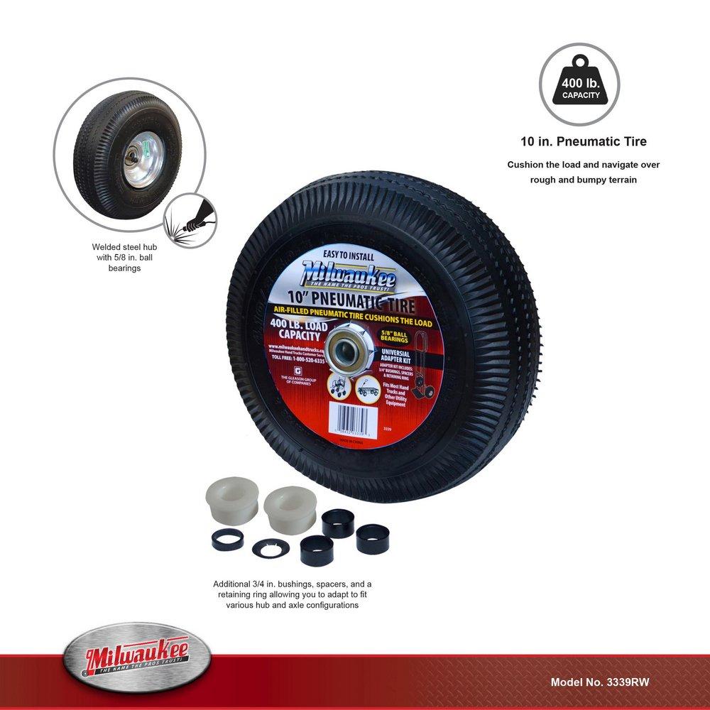 Milwaukee Hand Trucks Pneumatic Wheel 