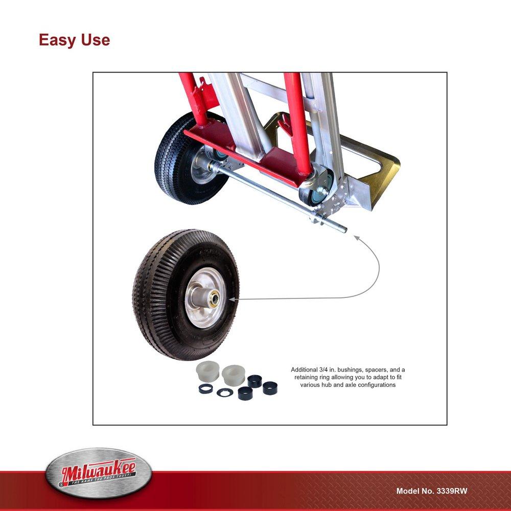 Milwaukee Hand Trucks Pneumatic Wheel 