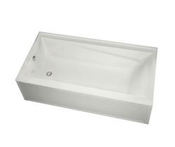59-3/4 in. x 31-7/8 in. Soaker Alcove Bathtub with Right Drain in White