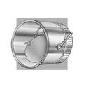 10 in. Spin Fitting Galvanized Steel with Damper