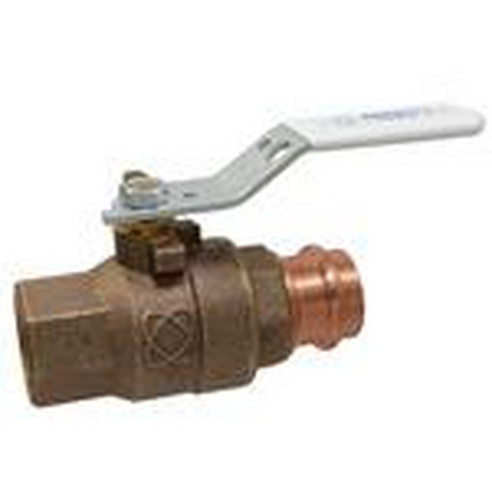 NIBCO Silicon Bronze Full Port FNPT x Press 200# Ball Valve 