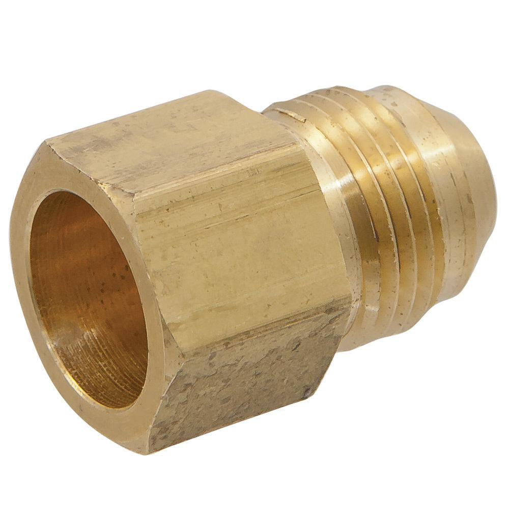 NIBCO Not Approved for Potable Water Applications Brass Male JIC 37&deg; Flare x Sweat Valve Adapter 