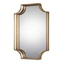 Uttermost Company Antique Gold Leaf 30 in. Rectangular Framed Mirror in Antique Gold Leaf 