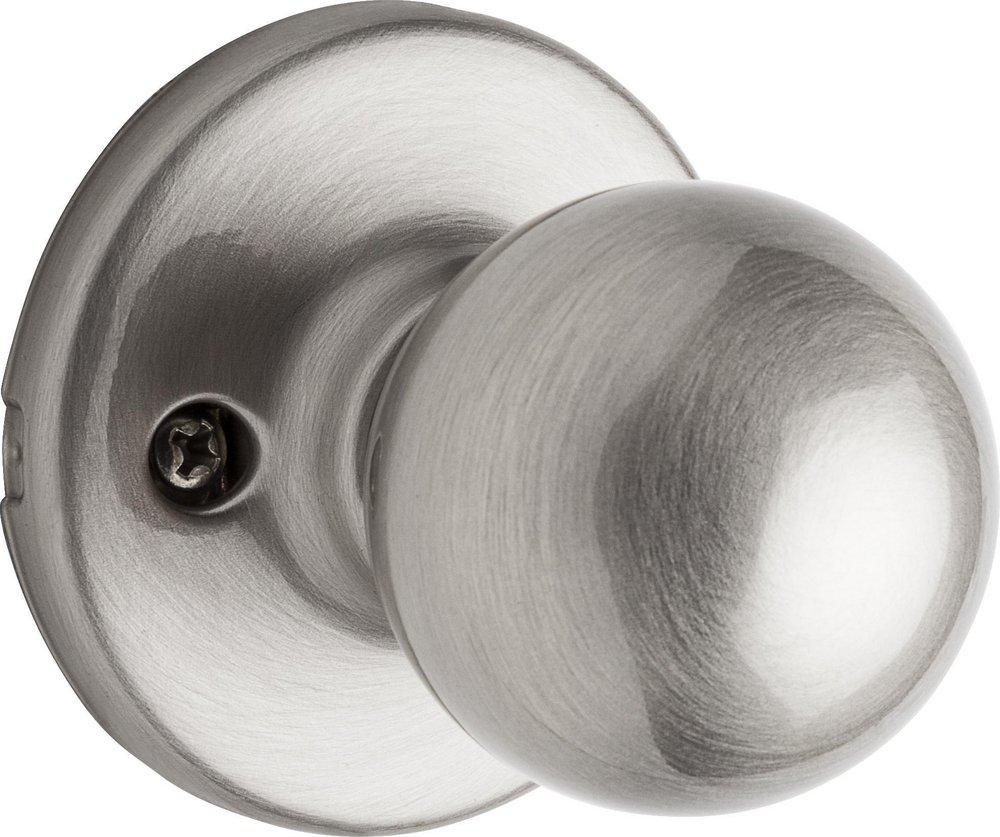 Kwikset Satin Nickel Single Cylinder Deadbolt and Door Knob Trim 