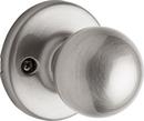 Single Cylinder Deadbolt and Door Knob Trim in Satin Nickel