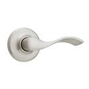 Kwikset Satin Nickel 1-15/16 in. Passage Lever 