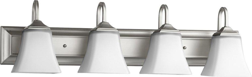 Quorum International Satin Nickel 100W 4-Light Medium E-26 Vanity Fixture 