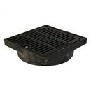 15-1/4 in. Cast Iron Concrete Cover with Hinged Lid Only