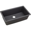 33 x 18-7/16 in. No Hole Composite Single Bowl Undermount Kitchen Sink in Charcoal