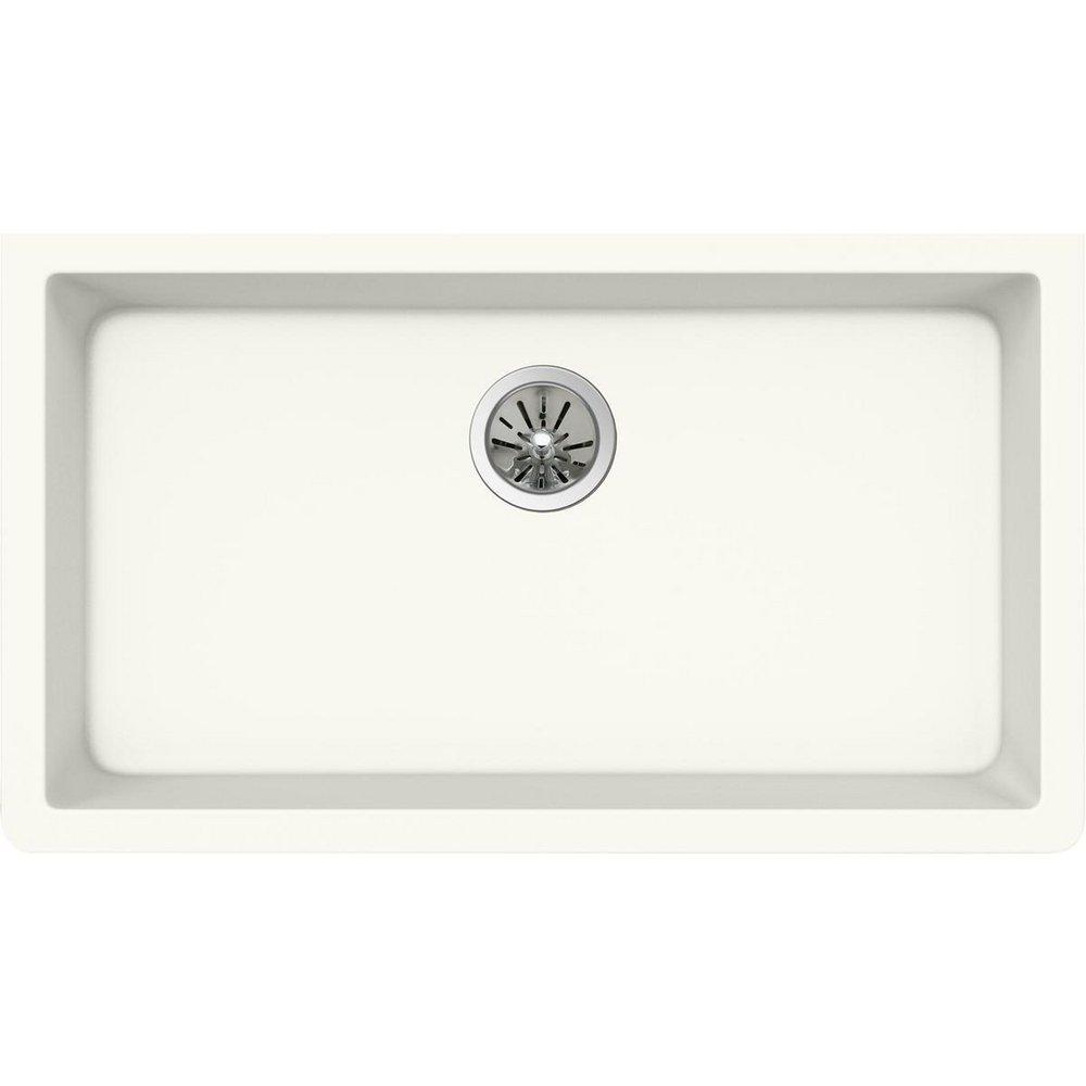 Elkay Ricotta 33 x 18-7/16 in. No Hole Composite Single Bowl Undermount Kitchen Sink 