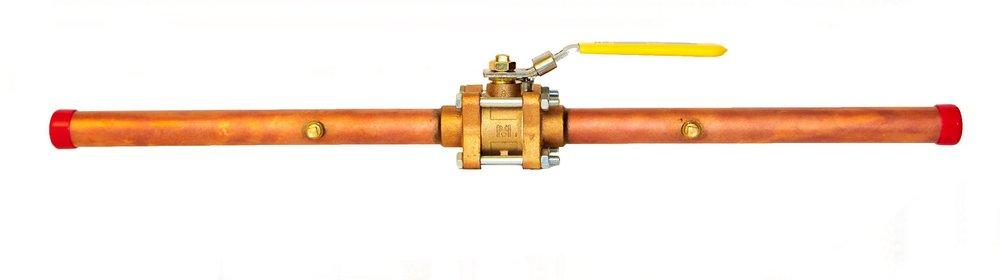 Milwaukee Valve Bronze Full Port Male 600# Ball Valve 