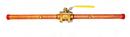 1/2 in. Bronze Full Port OD Tube x NPT 600# Ball Valve